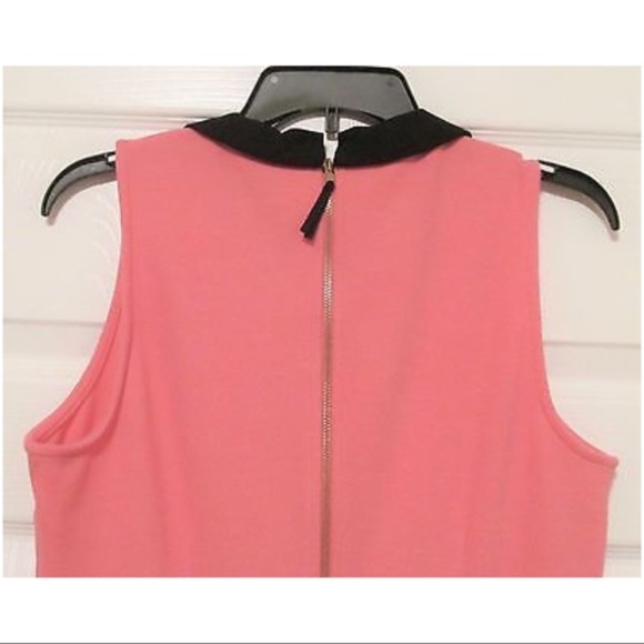 ELLE Tea Rose Pleated Fit & Flare Dress S - Picture 5 of 6